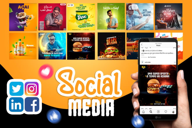 I will create social media post design facebook post instagram post