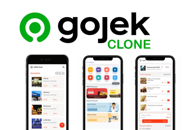 I will create taxi app like uber, grab, gojek and swiggy