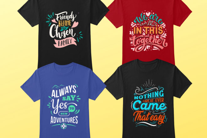 I will create trendy t shirt designs within 10 hrs