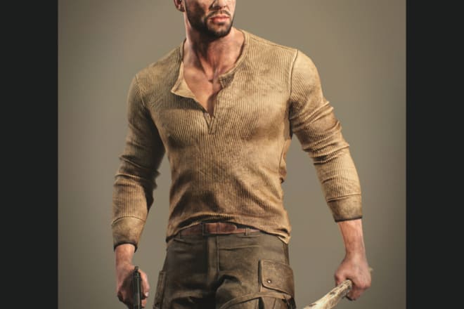 I will create you a professional 3d character with any style