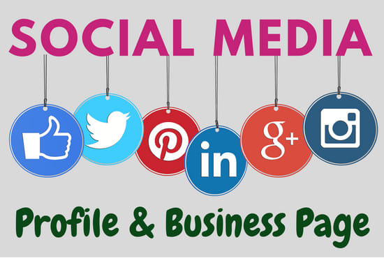 I will create your social media business page and accounts