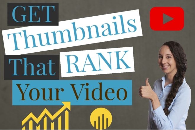 I will create youtube thumbnail by canva