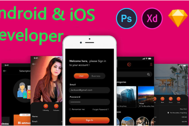 I will custom build your android and ios mobile app