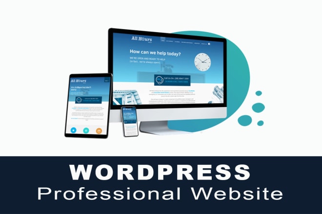 I will deign responsive wordpress website