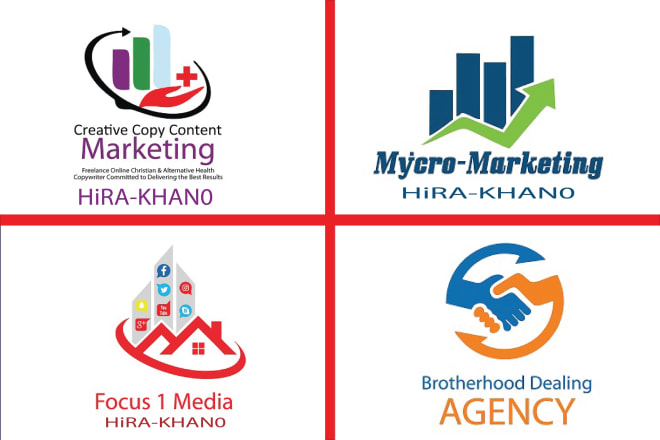 I will design a business logo for digital marketing and agency