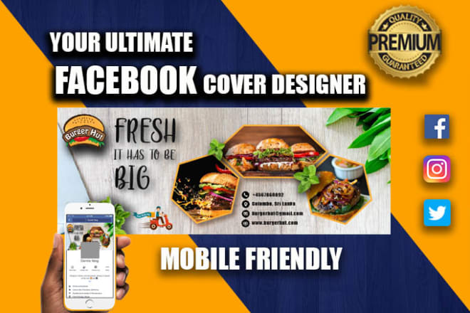 I will design a creative facebook cover photos