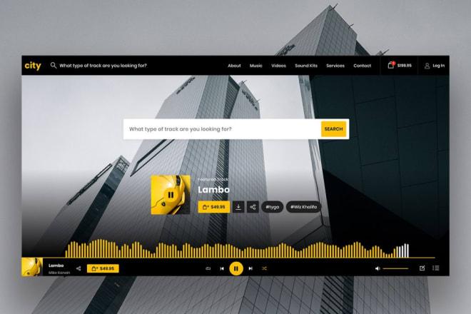 I will design a custom beatstars page