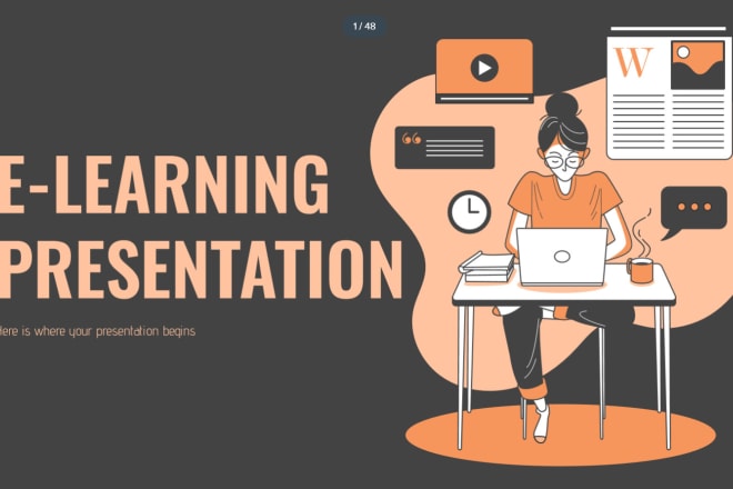I will design a custom digital presentation