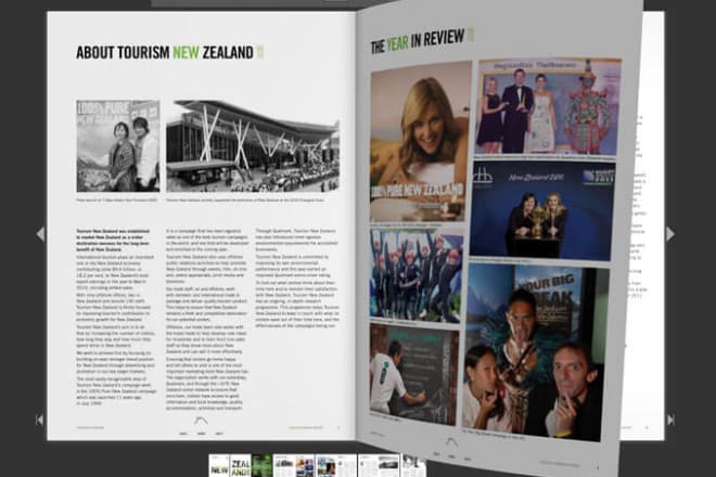 I will design a detailed online magazine, book designing for online print