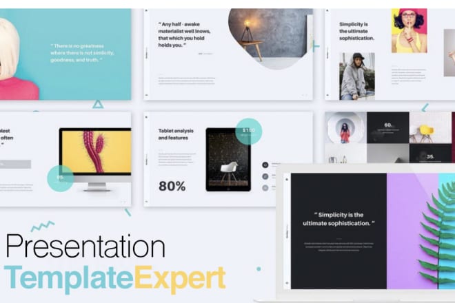 I will design a keynote presentation deck