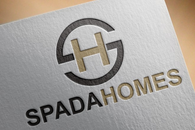 I will design a logo with initials of two letters