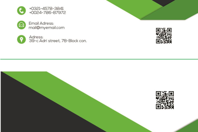 I will design a professional business card design