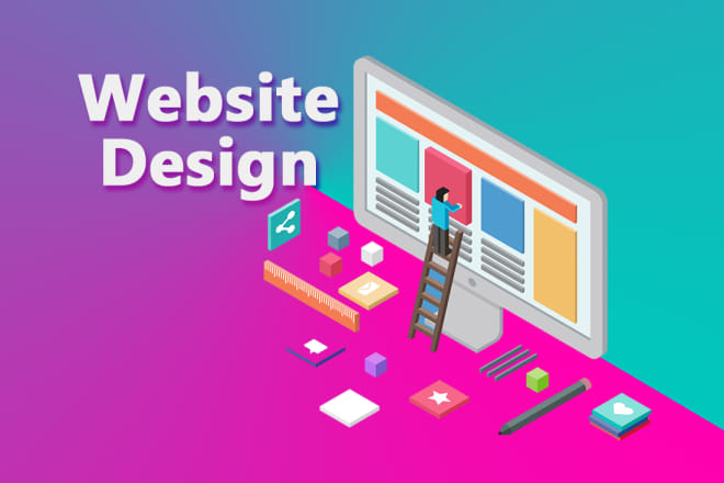 I will design a professional website