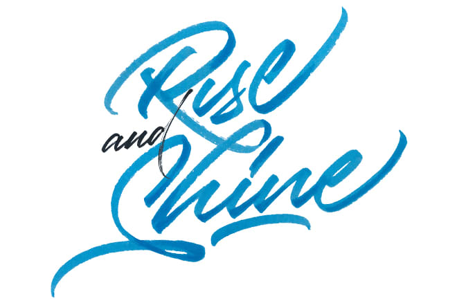 I will design a unique felt pen calligraphy logo or signature