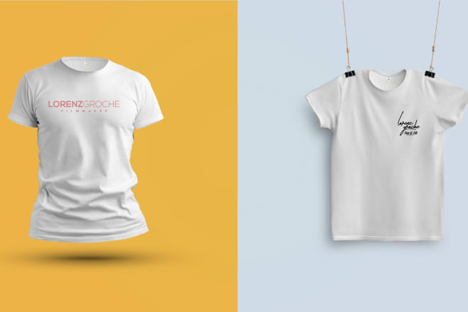 I will design amazing t shirt and shoe mockup design