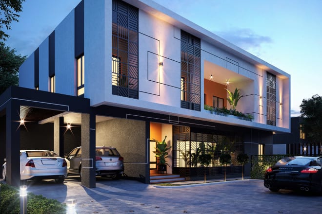 I will design and render realistic interiors, exteriors, floor plan