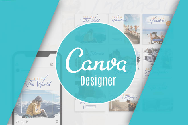 I will design anything in canva editable