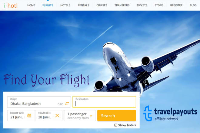 I will design auto passive money making travel affiliate website