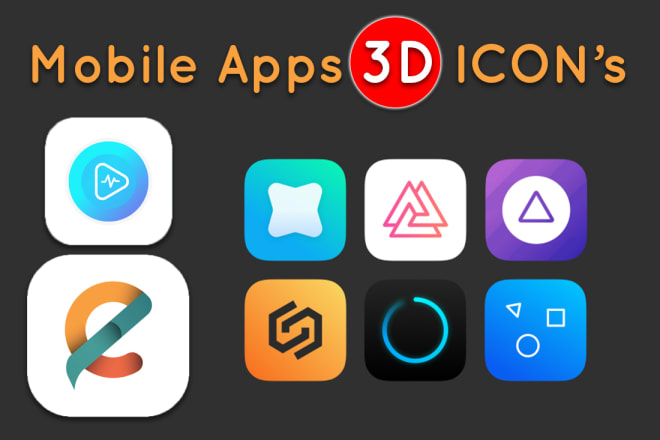 I will design awesome app icon logo for android and apple ios