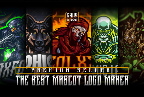 I will design awesome mascot logo for esports, twitch, and sports