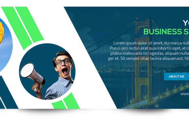 I will design banner,slider,hero image for your company