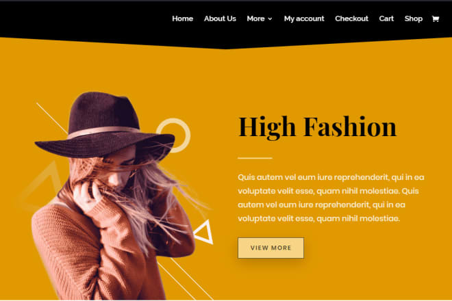 I will design business or ecommerce wordpress website