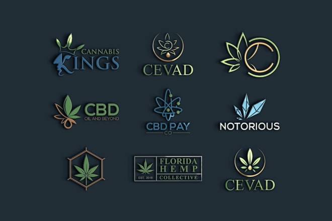 I will design cbd oil,hemp, medical cannabis and marijuana