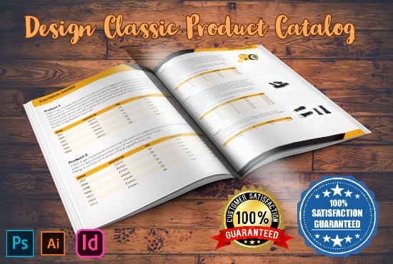 I will design classic catalog for your products, professional brochure or price list
