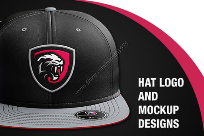 I will design creative hat or tshirt logo with free mockup