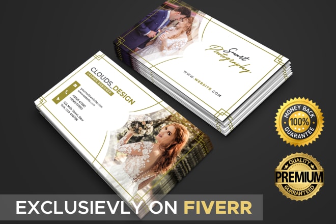 I will design creative photography business card within 24 hrs