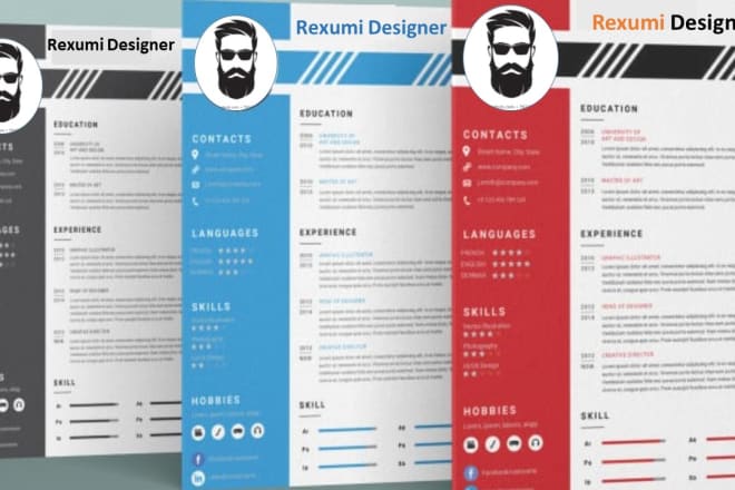I will design credible resume CV and cover letter