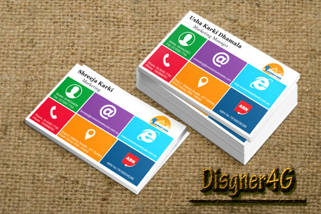 I will design Custom Business Card in Window 8 Style