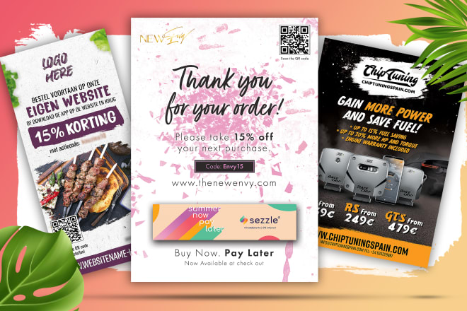 I will design custom high quality flyers and posters