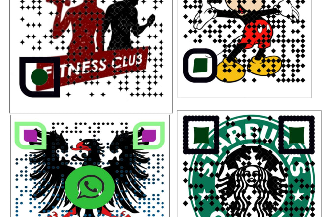 I will design customised barcodes and qrcodes for your identity
