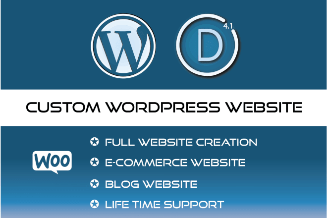 I will design divi wordpress theme blog and ecommerce business website