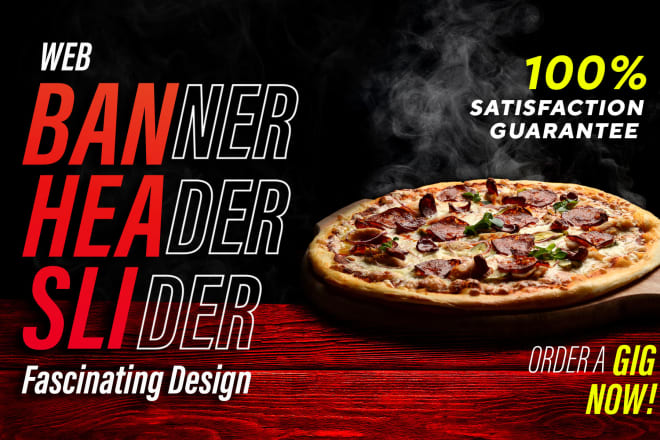 I will design fascinating banners ads and sliders