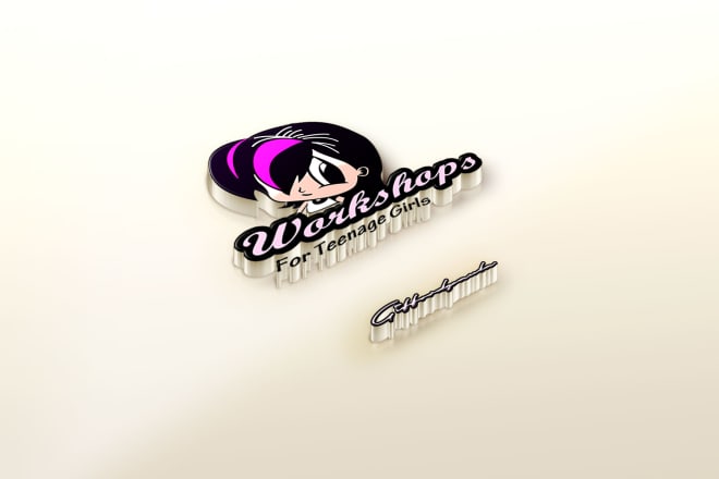 I will design fashion cute girl character logo