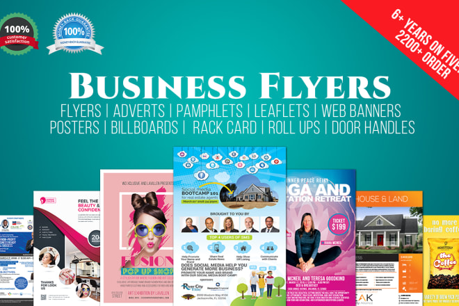 I will design flyer, brochure, banner advertise etc