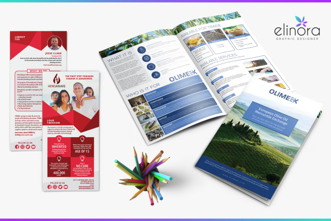 I will design flyer, brochure, postcard, voucher, rack card, rollup, infographic