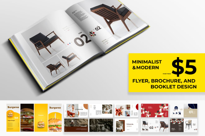 I will design folded, catalogs,brochures and booklet in 4 hours