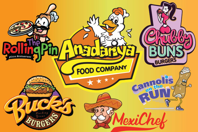I will design food bbq coffee shop burger and restaurant logo
