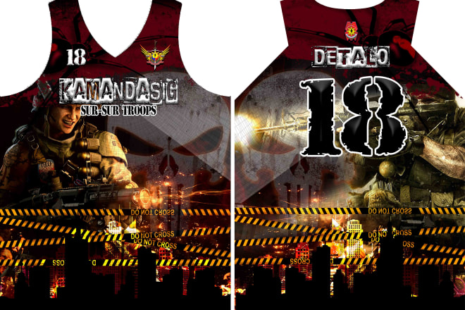 I will design full sublimation jersey uniform