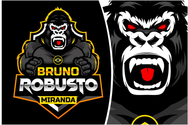 I will design funky mascot logo for esports, twitch and gaming clan