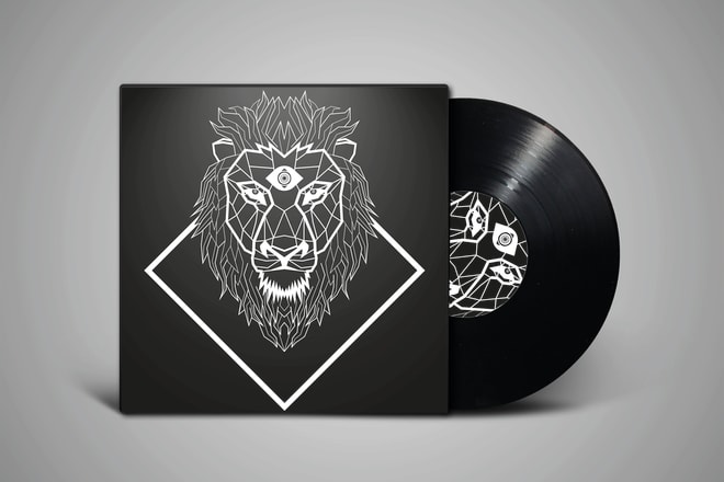 I will design geometric album, single or mixtape cover art