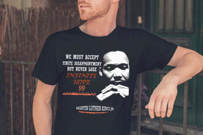I will design high quality custom t shirt