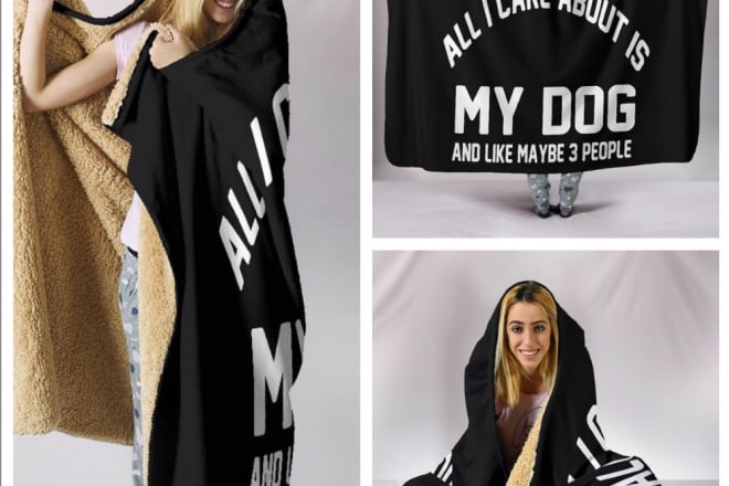 I will design hooded blanket for pillow profit, wcfulfillment