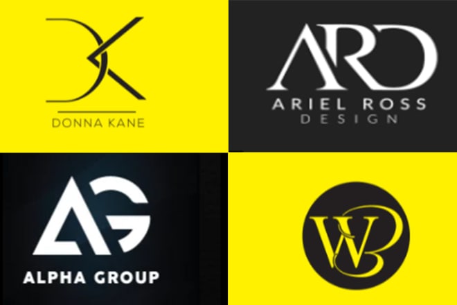 I will design initial letter logo within 24 hours