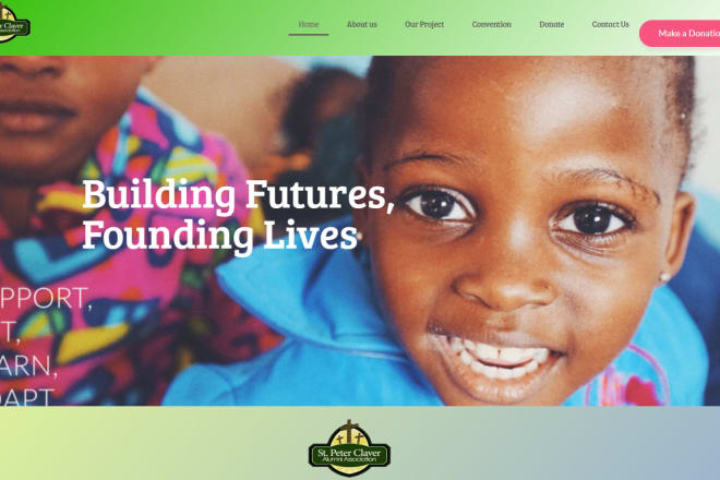 I will design non profit website for nonprofit charity donations