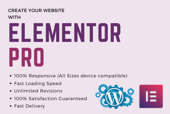 I will design or clone your website using elementor pro
