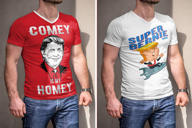 I will design political t shirt as your wish